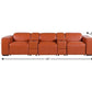 130" Black Top Grain Leather Reclining Metal USB Sofa dimensions with width 130" and height 31".