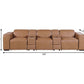 130" Black Top Grain Leather Reclining Metal USB Sofa dimensions and design view.