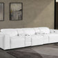 130" Black Top Grain Leather Reclining Metal USB Sofa in white leather with modern design and cup holders.