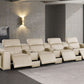 170" Top Grain Leather Power Reclining USB Sofa with Storage Arms (3 Colors)