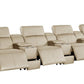 170" Top Grain Leather Power Reclining USB Sofa with Storage Arms (3 Colors)