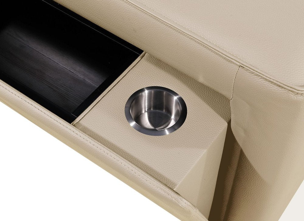 170" Top Grain Leather Power Reclining USB Sofa with Storage Arms (3 Colors)