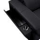 170" Top Grain Leather Power Reclining USB Sofa with Storage Arms (3 Colors)