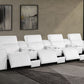 170" Top Grain Leather Power Reclining USB Sofa with Storage Arms (3 Colors)