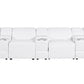 170" Top Grain Leather Power Reclining USB Sofa with Storage Arms (3 Colors)