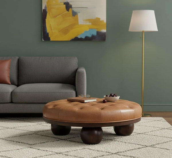 Sfera Solid Mango Wood Coffee Table – 34.6