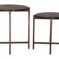 Gema Bronze Coffee Table Set (2-Piece)