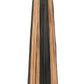 Gala Black & Natural Floor Lamp