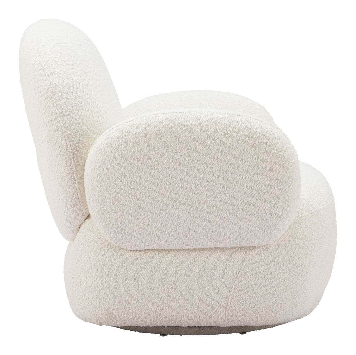 Pilka White Swivel Chair