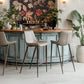 Magnus Barstool (Set of 2) in Brown & Walnut