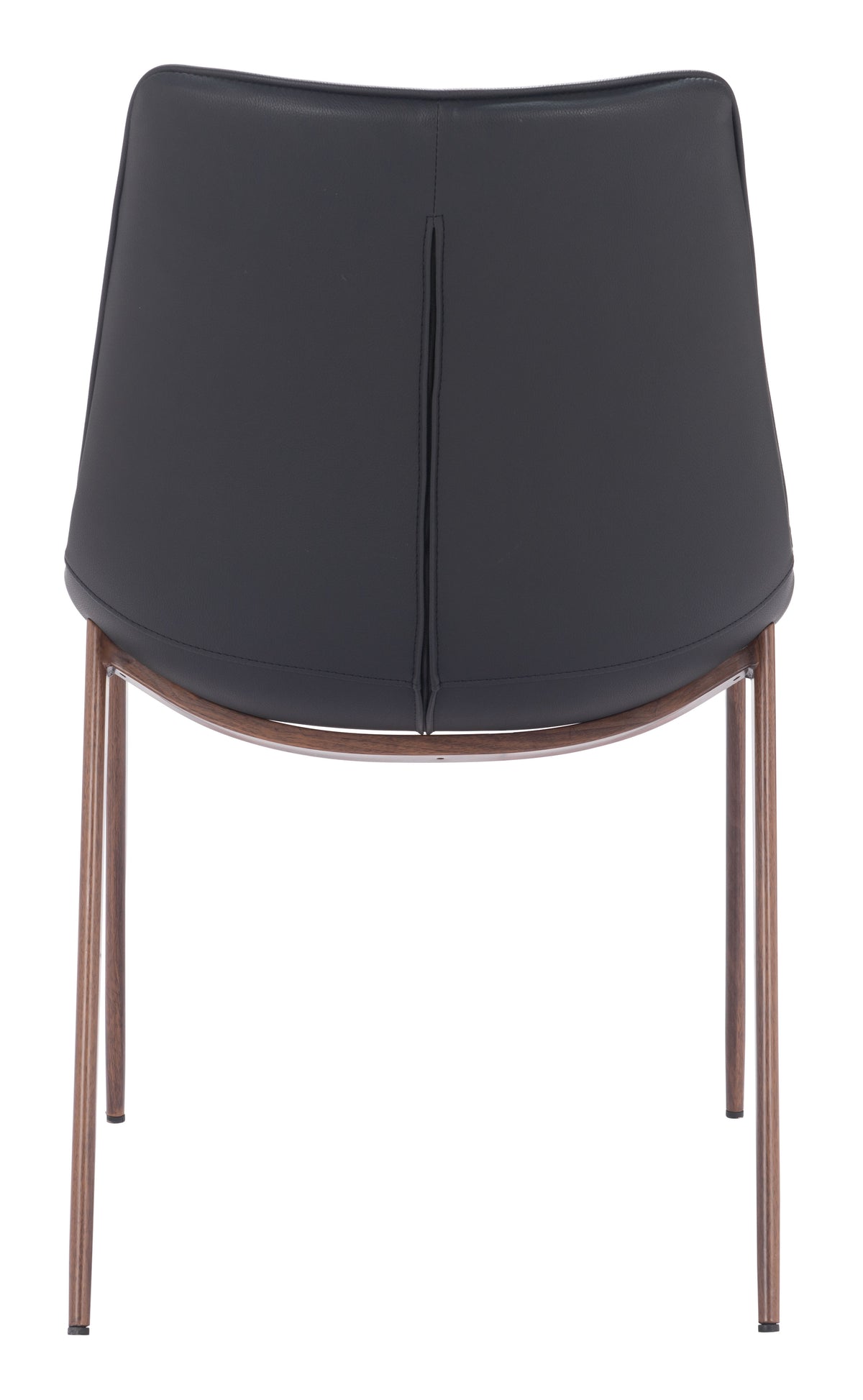 Magnus Dining Chair (Set of 2) in Black & Walnut