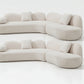 Meryl Curved Boucle Sofa