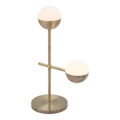 Waterloo White & Bronze Table Lamp