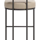 Velar Beige & Gray Barstool (Set of 2)