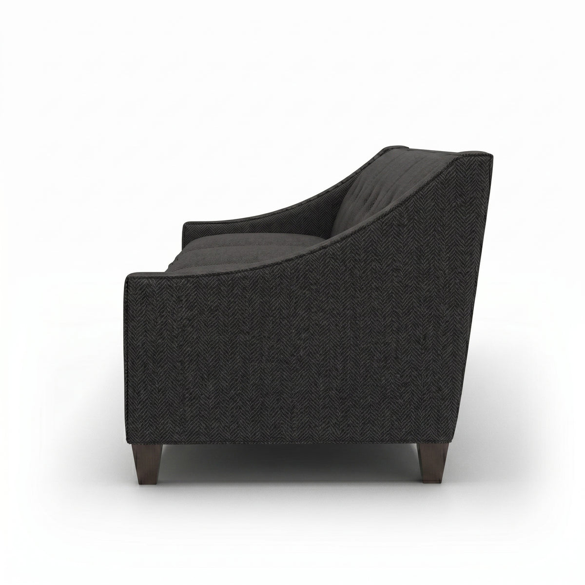 Berlin Classic Sofa – 87" American-Made 3-Seat Sofa - Catalina Charcoal - Fabric (7)