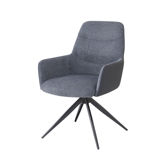 Hester Gray Fabric Accent Chair – 26" Accent Chair (Set of 2)