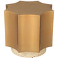 Osam Gold & Beige Side Table