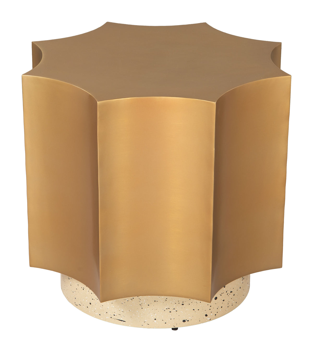 Osam Gold & Beige Side Table