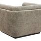 Sereneu Green Tweed Accent Chair