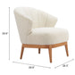 Leque Tawny Beige Accent Chair
