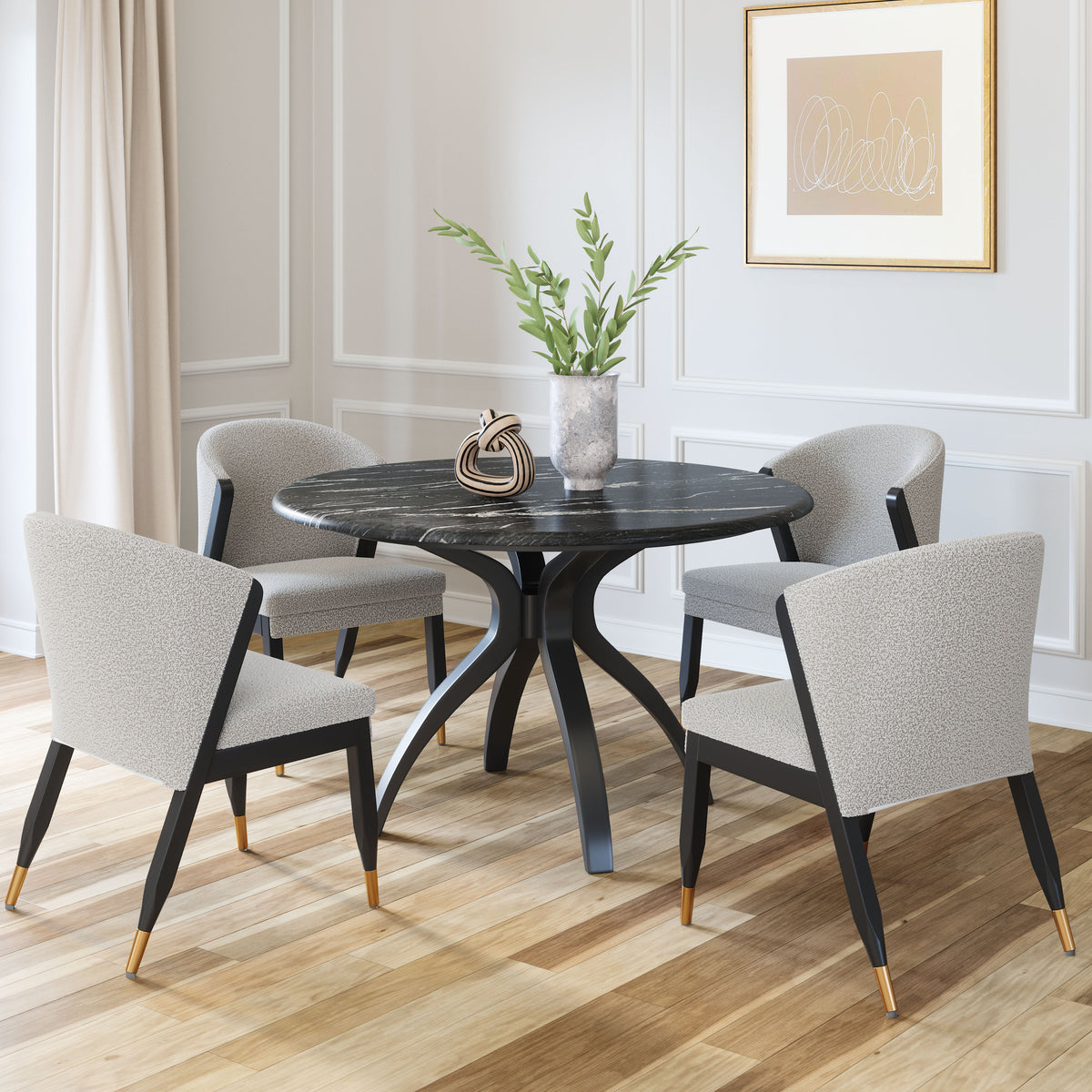 Sumay Black Dining Table