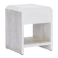 Yume Oak White Side Table