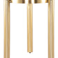 Noan White & Gold Side Table