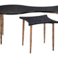 Norden Black & Bronze Coffee Table Set (2-Piece)