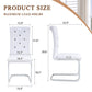 Kinsey White, Electroplated Legs, Set of 2