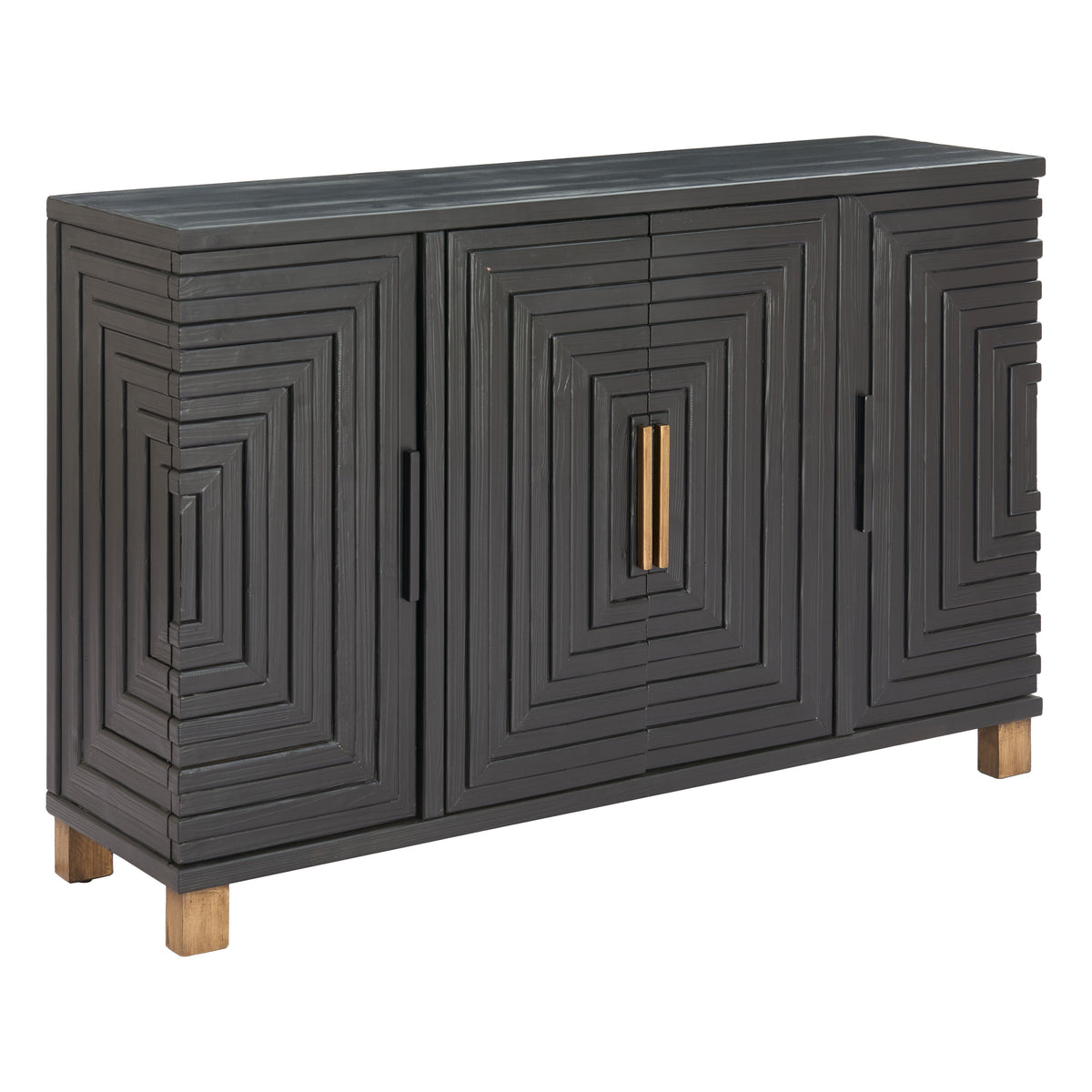 Trazo Black Cabinet