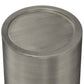 Corbin Cylindrical Antique Silver Side Table 16', metal finish, industrial style, versatile decor accent