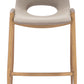 Desi Counter Stool (Set of 2) in Beige & Gold