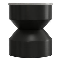 Maxine Black Marble Accent Table – 16