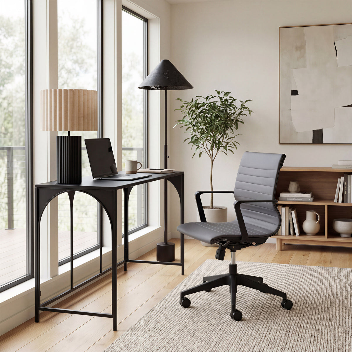 Stacy Dark Gray Office Chair