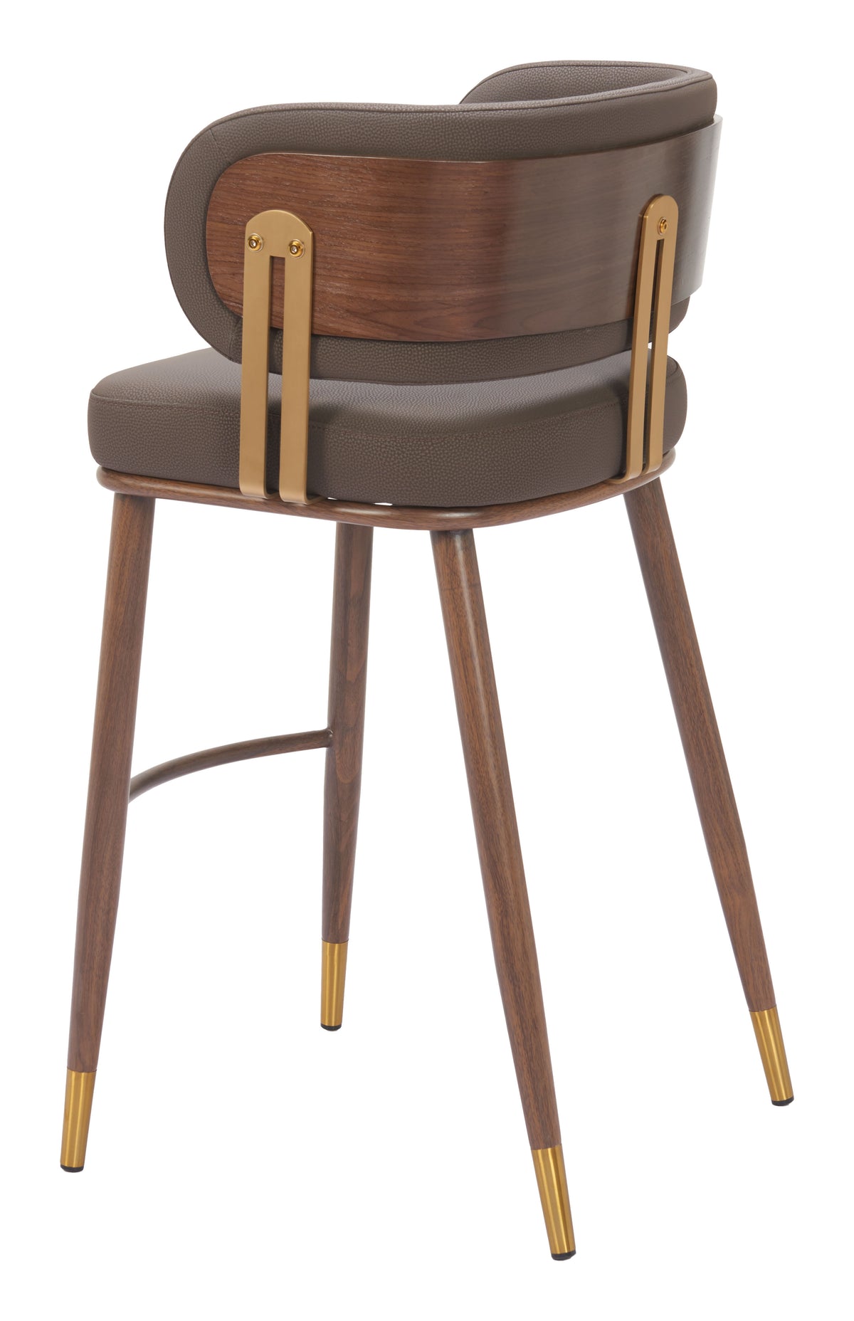 Brew Brown & Walnut Barstool