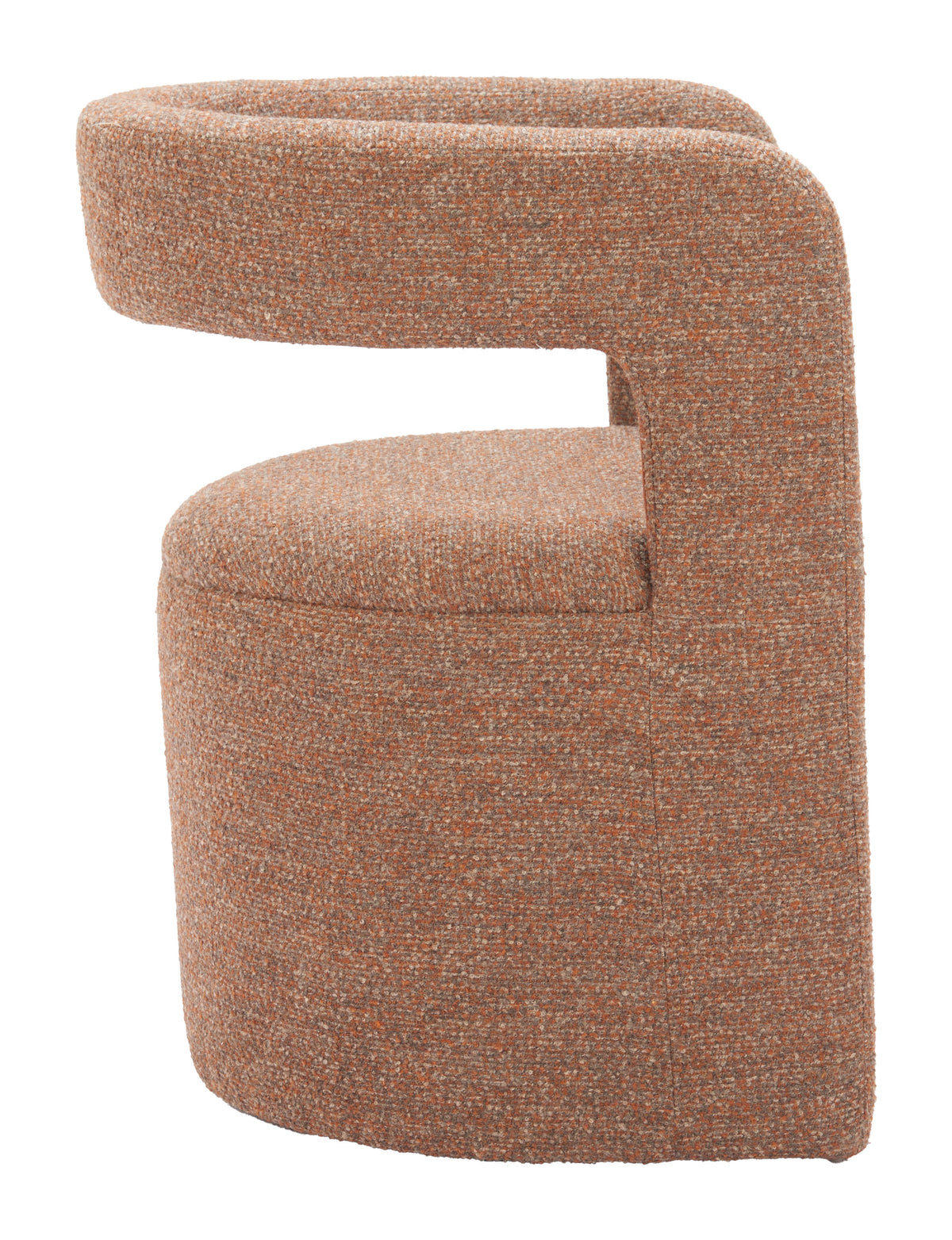 Atria Tawny Brown Accent Chair & Ottoman
