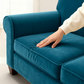 Augusta Sofa – Made in USA, Custom Fabric Options, 83" Classic Design - Velvet Antique Peacock - Velvet (11)