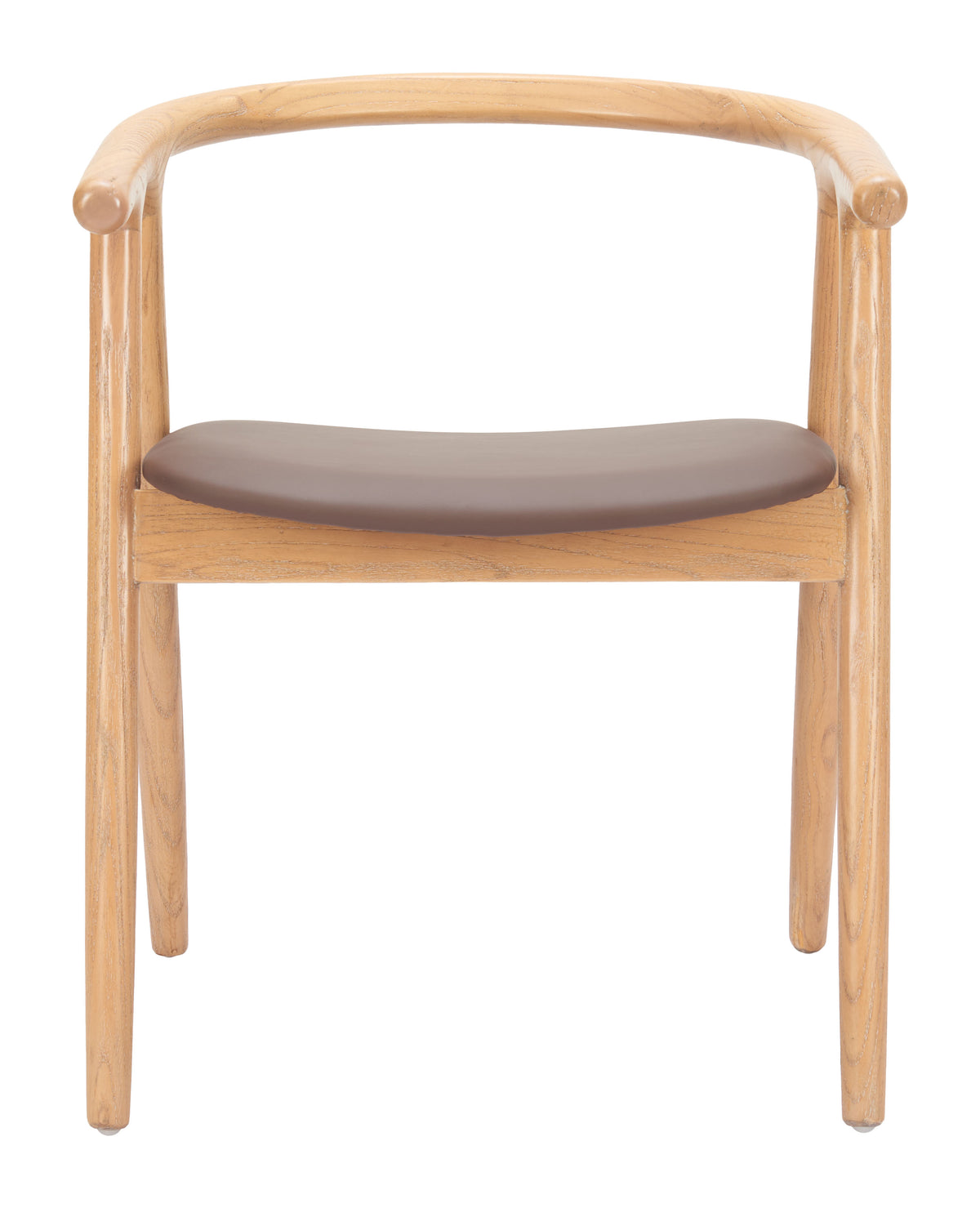 Peker Brown & Natural Dining Chair (Set of 2)
