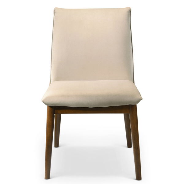 Monza Beige Velvet Dining Chair Set – 35