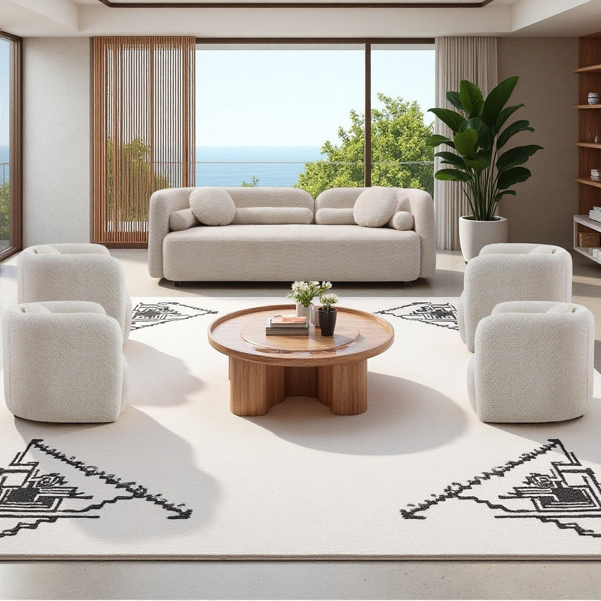 Gethin Boucle Sofa Set