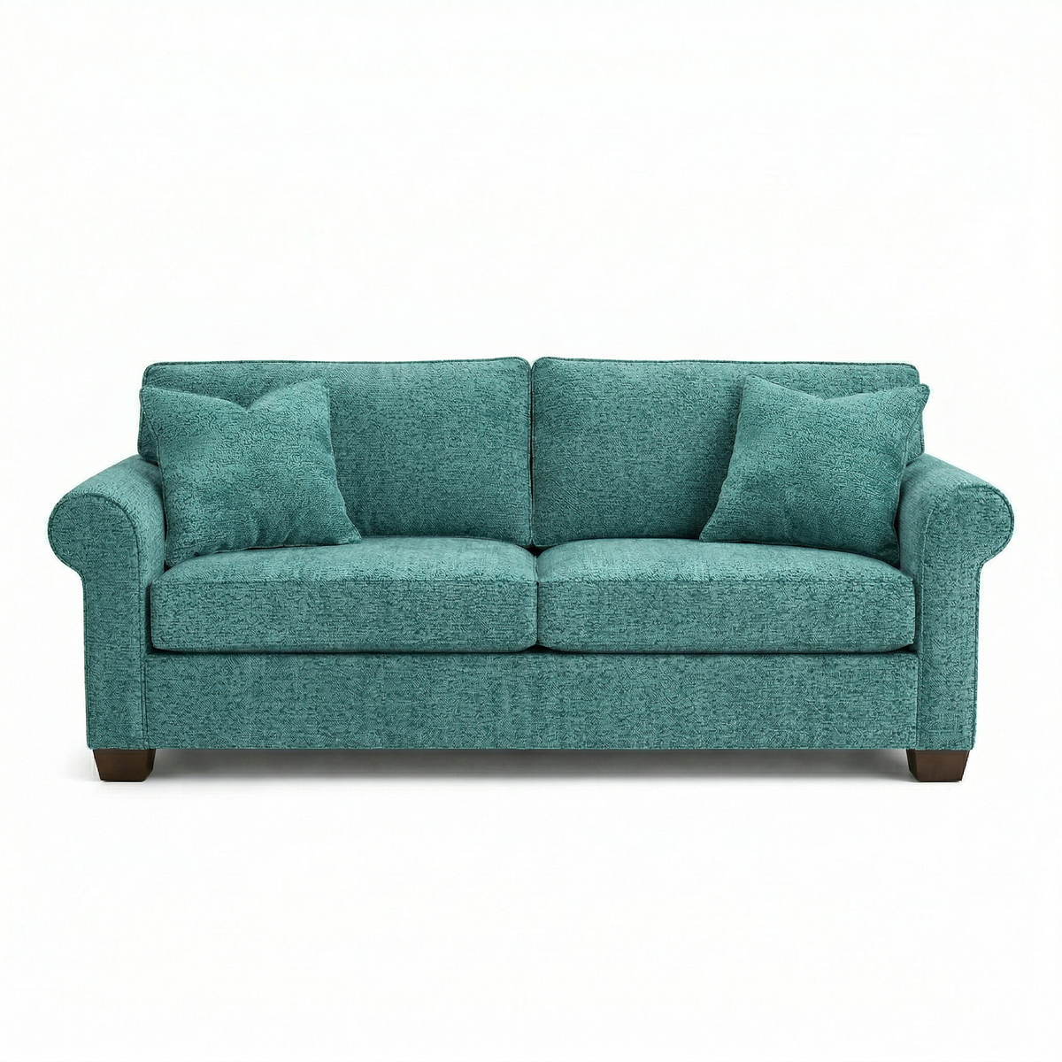Irlanda Classic Sofa – 92" Rolled-Arm Made-in-USA Sofa - Hepburn Emerald - Fabric (6)