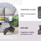 Zuri Glass Coffee Table