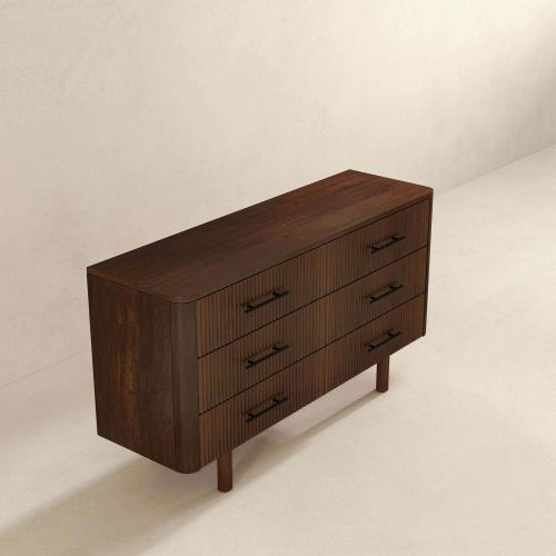 Logan Solid Wood 6-Drawer Dresser