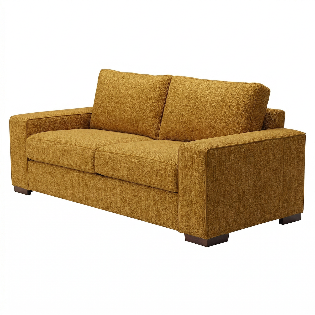 Modena American-Made Sofa – 92" Custom-Fabric 2-Arm Sofa - Yellow Hepburn Chai Tea Fabric (8)