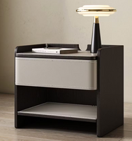 Wren Saddle Leather Nightstand