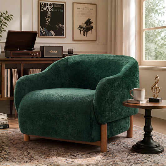 Bastian Accent Chair in Green