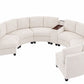 Harlow Curved Modular Sectional - Beige (17)