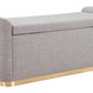 Dobo Gray Storage Bench
