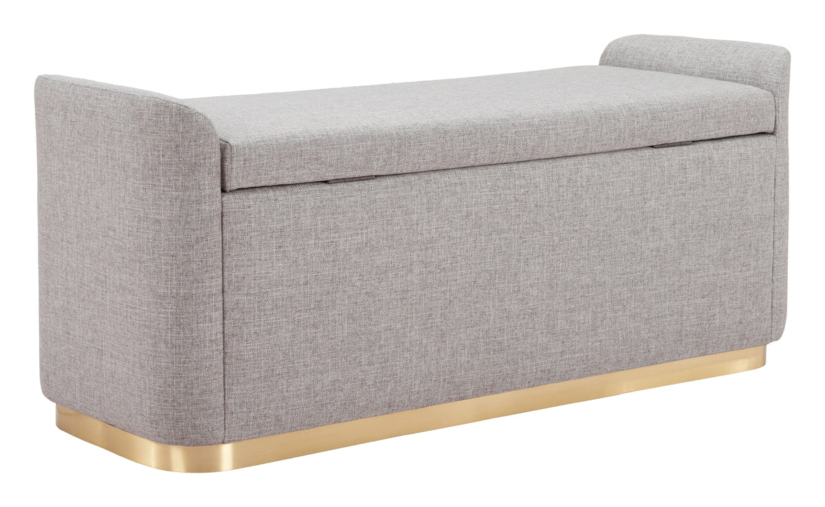 Dobo Gray Storage Bench