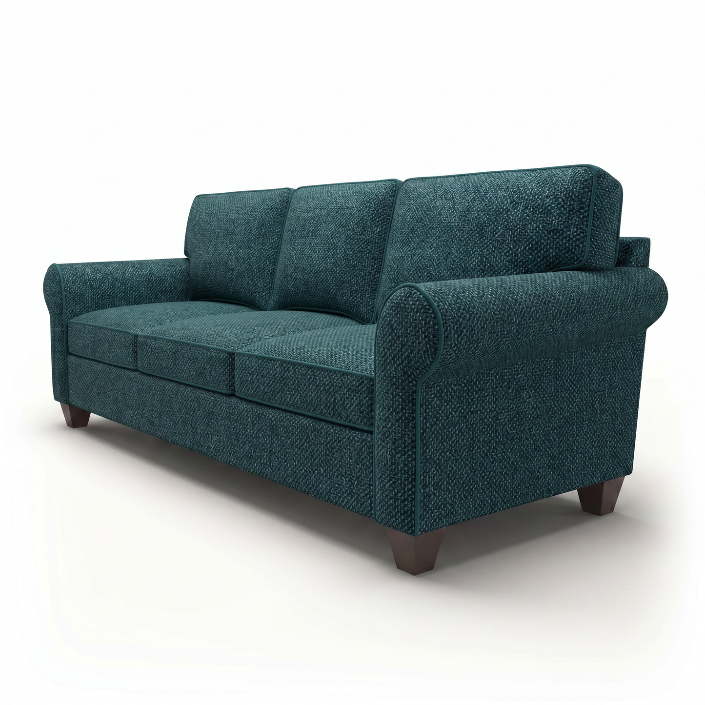 Augusta Sofa – Made in USA, Custom Fabric Options, 83" Classic Design - Hepburn Teal - Fabric (6)